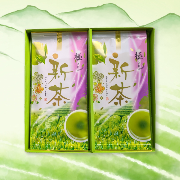 ＜新茶＞ 極 （きわみ）2本箱入（80g入2本）